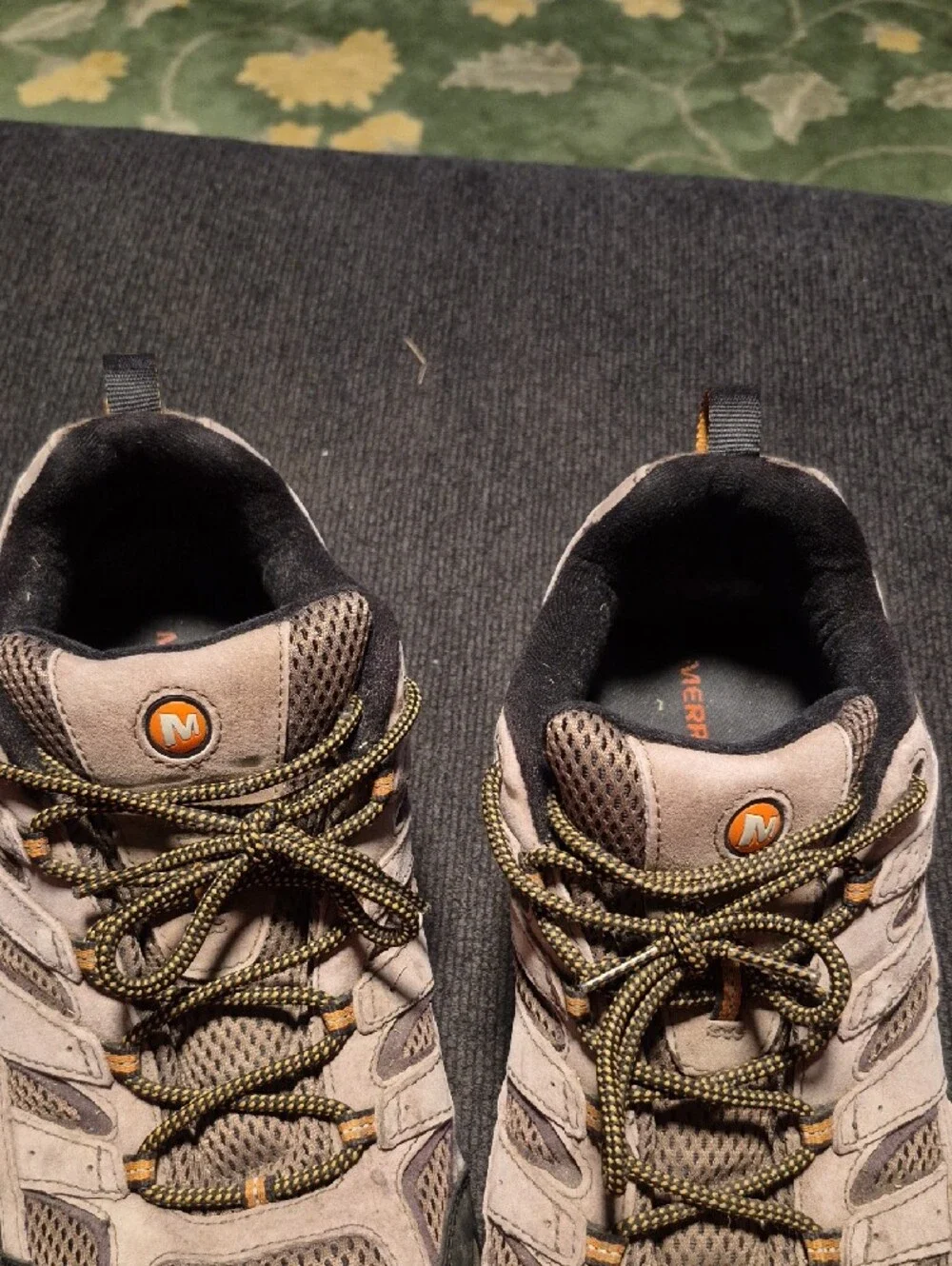 Merrell Men’s Taupe and Black Trail Hiking Shoes